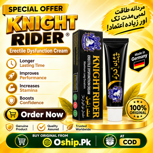 Knight Rider Herbal Delay Cream in Pakistan