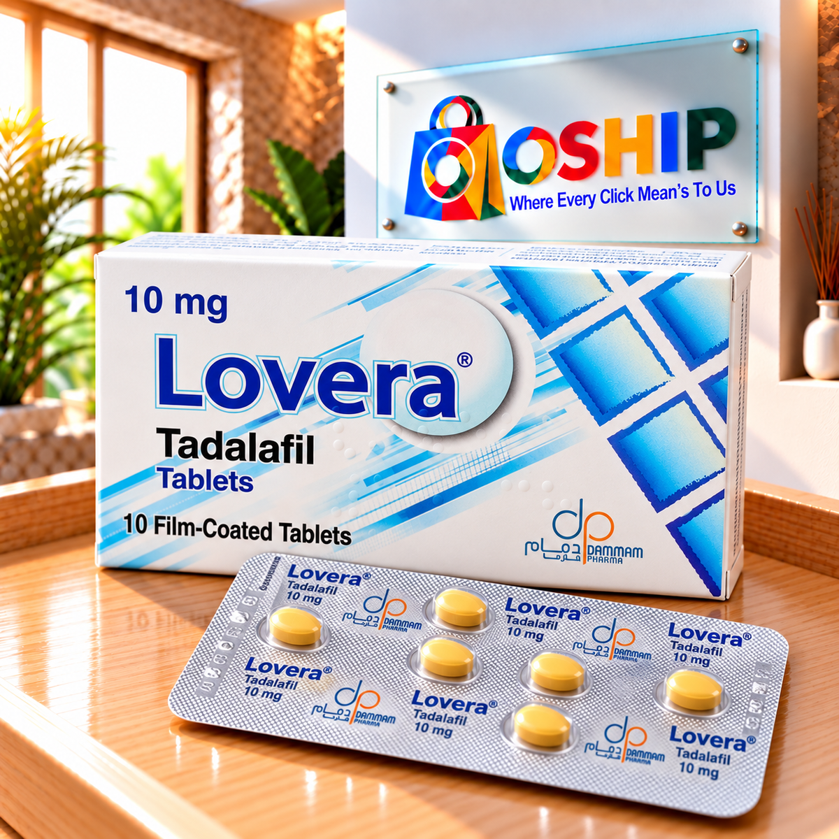 Lovera Tadalafil 10mg Tablets in Pakistan