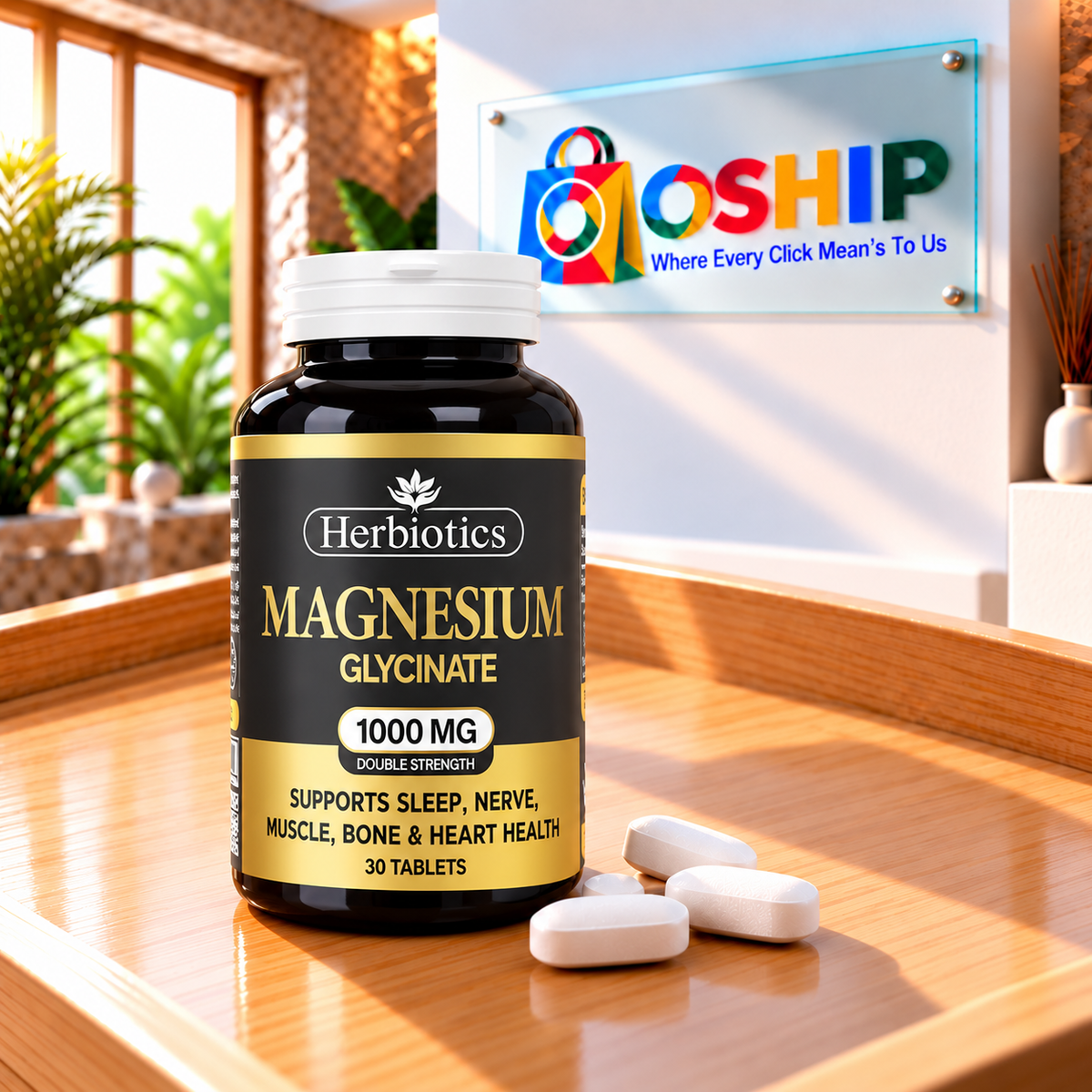 Magnesium Glycinate 1000mg (Double Strength)