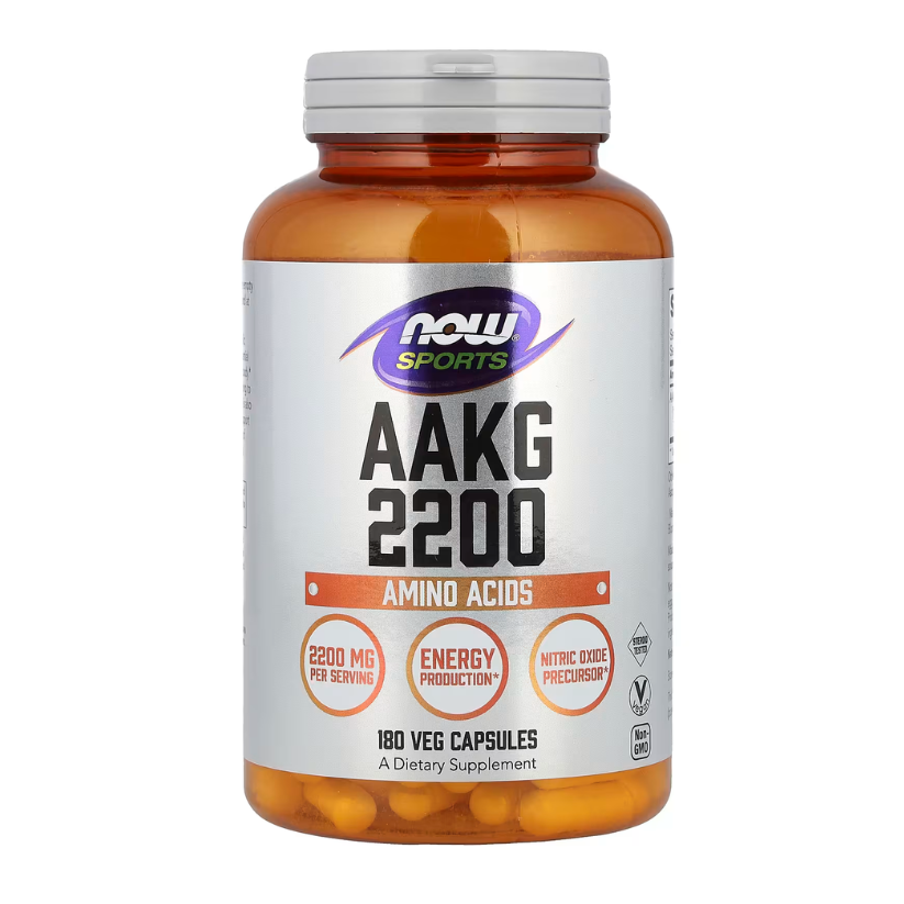 NOW Foods, AAKG 2200, 180 Veg Capsules in Pakistan
