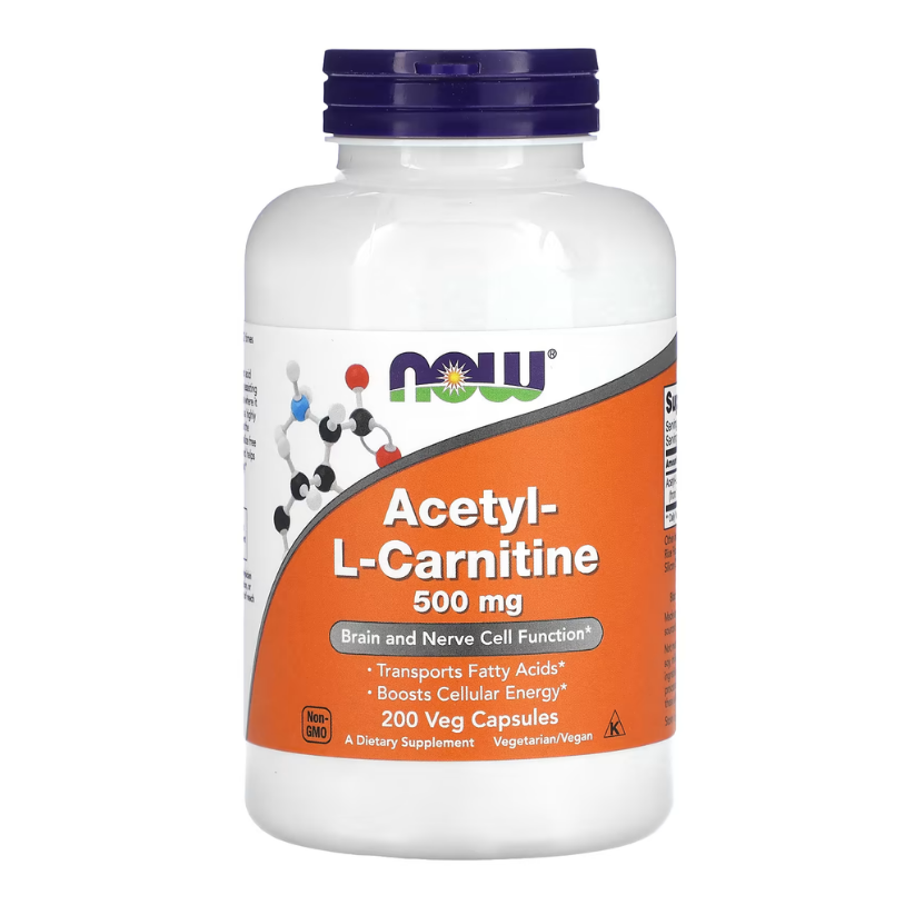 NOW Foods, Acetyl-L-Carnitine, 500 mg, 200 Veg Capsules in Pakistan