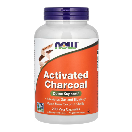 NOW Foods, Activated Charcoal, 200 Veg Capsules in Pakistan