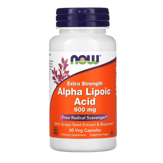 NOW Foods, Alpha Lipoic Acid, 600 mg, 60 Veg Capsules in Pakistan