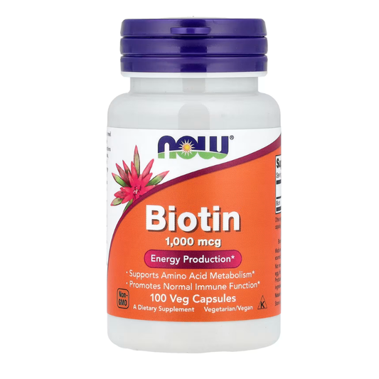 NOW Foods, Biotin, 1,000 mcg, 100 Veg Capsules in Pakistan