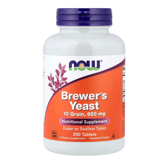 NOW Foods, Brewer's Yeast, 650 mg, 200 Tablets in Pakistan