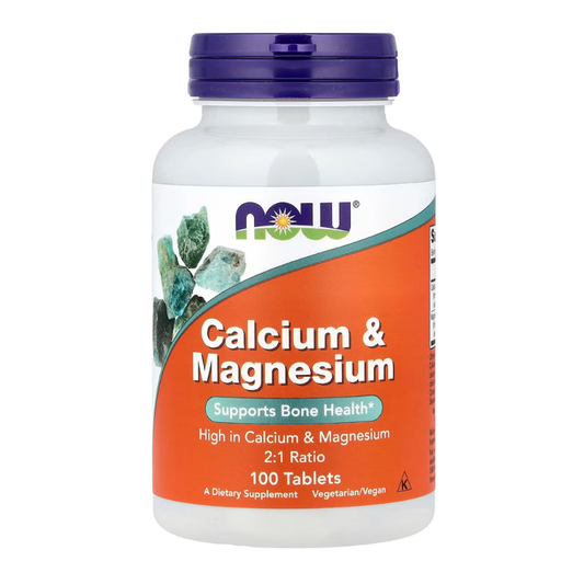 NOW Foods, Calcium & Magnesium, 100 Tablets in Pakistan