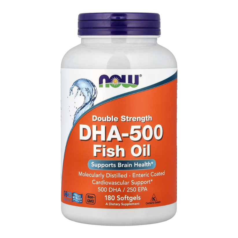 NOW Foods, DHA-500 Fish Oil, 180 Softgels in Pakistan