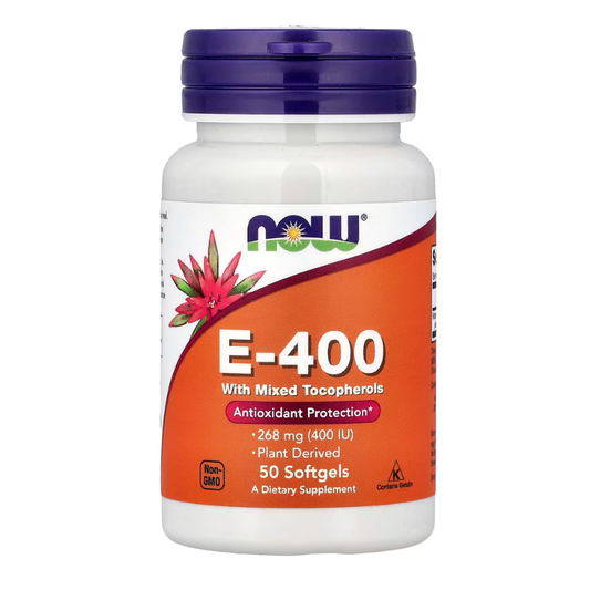 NOW Foods, E-400, 268 mg (400 IU), 50 Softgels in Pakistan