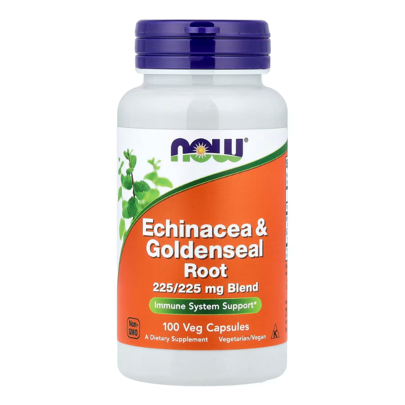 NOW Foods, Echinacea & Goldenseal Root, 100 Veg Capsules in Pakistan