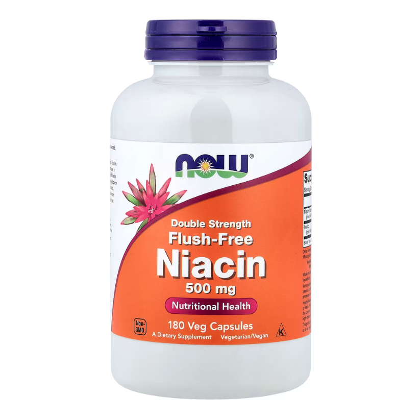 NOW Foods, Flush-Free Niacin, 500 mg, 180 Veg Capsules in Pakistan