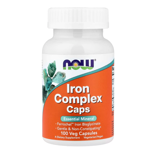 NOW Foods, Iron Complex Caps, 100 Veg Capsules in Pakistan