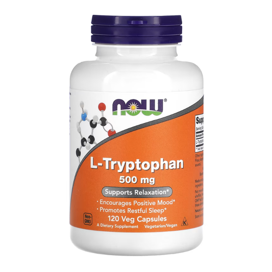 NOW Foods, L-Tryptophan, 500 mg, 120 Veg Capsules in Pakistan