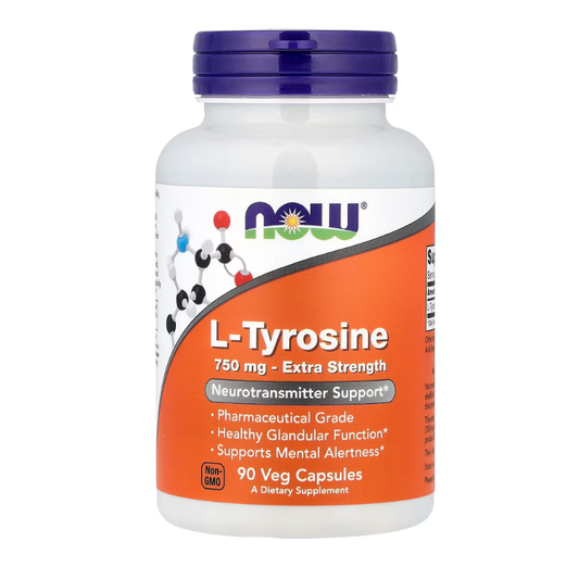 NOW Foods, L-Tyrosine, 750 mg, 90 Veg Capsules in Pakistan