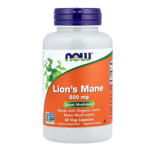 NOW Foods, Lion's Mane, 500 mg, 60 Veg Capsules in Pakistan