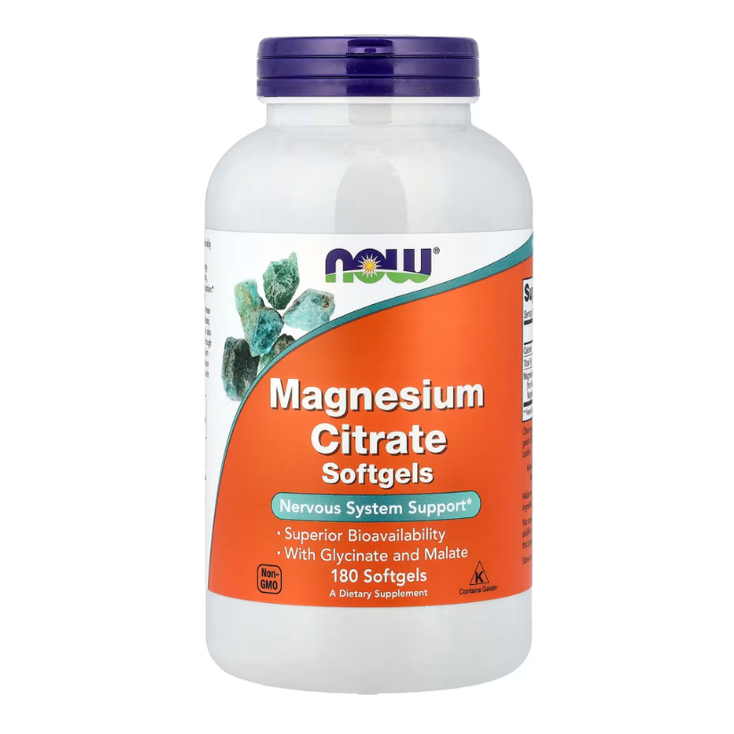 NOW Foods, Magnesium Citrate, 180 Softgels in Pakistan