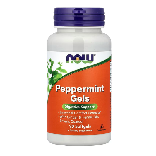 NOW Foods, Peppermint Gels With Ginger & Fennel Oils, 90 Softgels in Pakistan