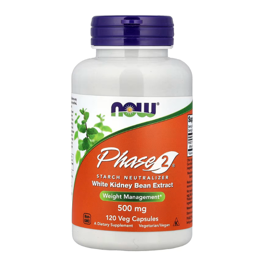 NOW Foods, Phase 2®, Starch Neutralizer, 500 mg, 120 Veg Capsules in Pakistan