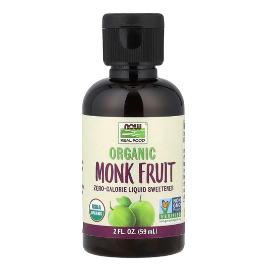 NOW Foods, Real Food, Organic Monk Fruit, Liquid Sweetener, 2 fl oz (59 ml) in Pakistan