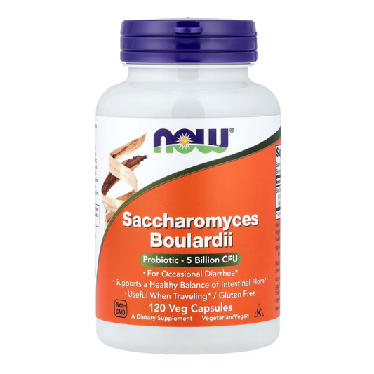 NOW Foods, Saccharomyces Boulardii, 5 Billion CFU, 120 Veg Capsules in Pakistan