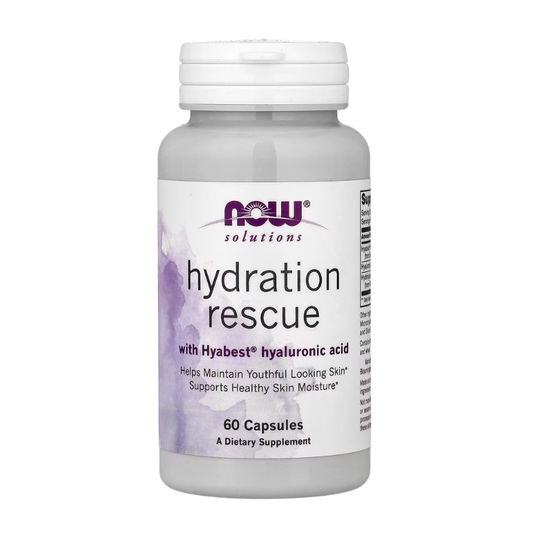 NOW Foods, Solutions, Hydration Rescue with Hyabest® Hyaluronic Acid, 60 Capsules in Pakistan