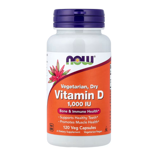 NOW Foods, Vegetarian Dry Vitamin D, 1,000 IU, 120 Veg Capsules in Pakistan