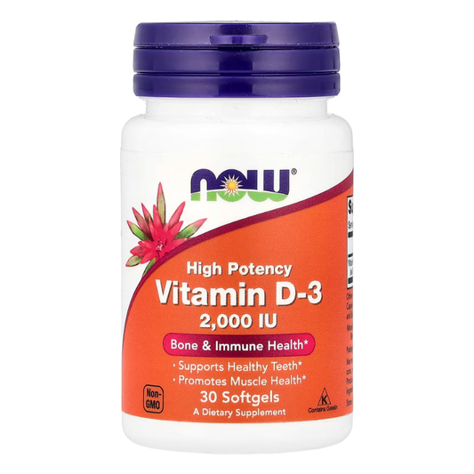 NOW Foods, Vitamin D-3, 2,000 IU, 30 Softgels in Pakistan