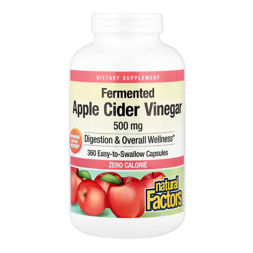Natural Factors, Fermented Apple Cider Vinegar, 360 Easy-to-Swallow Capsules in Pakistan