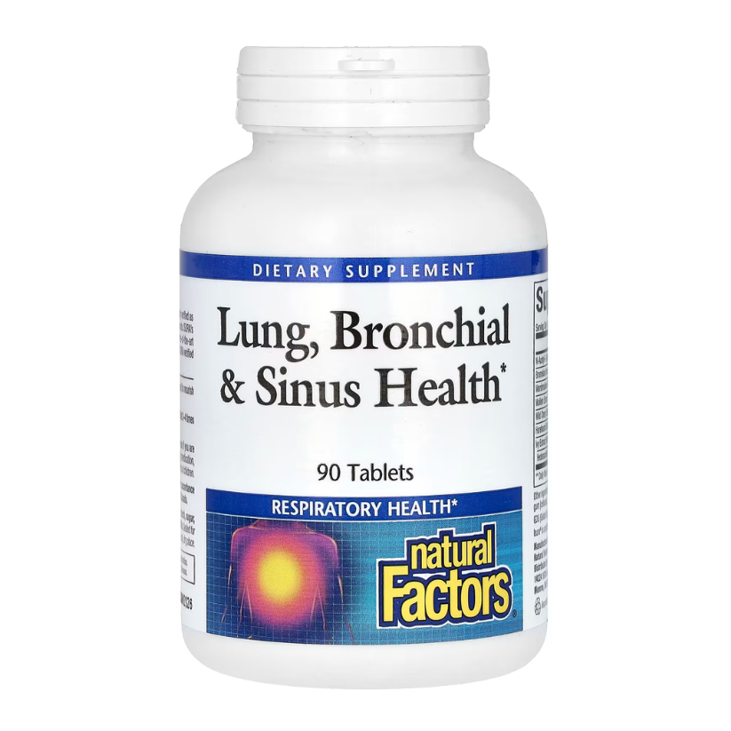 Natural Factors, Lung, Bronchial & Sinus Health, 90 Tablets in Pakistan