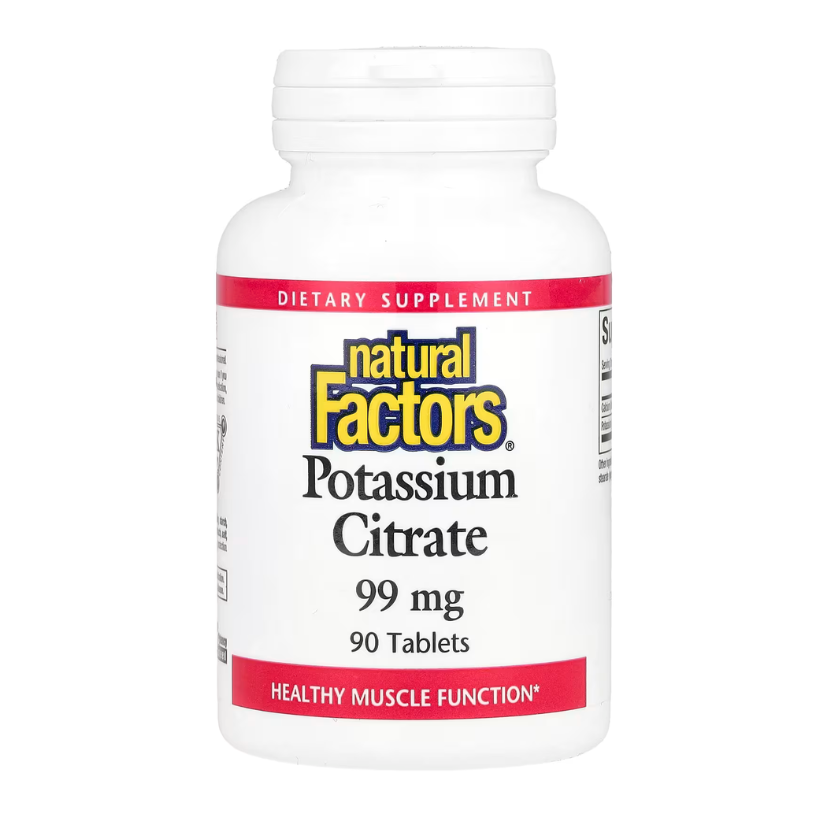 Natural Factors, Potassium Citrate, 99 mg, 90 Tablets in Pakistan