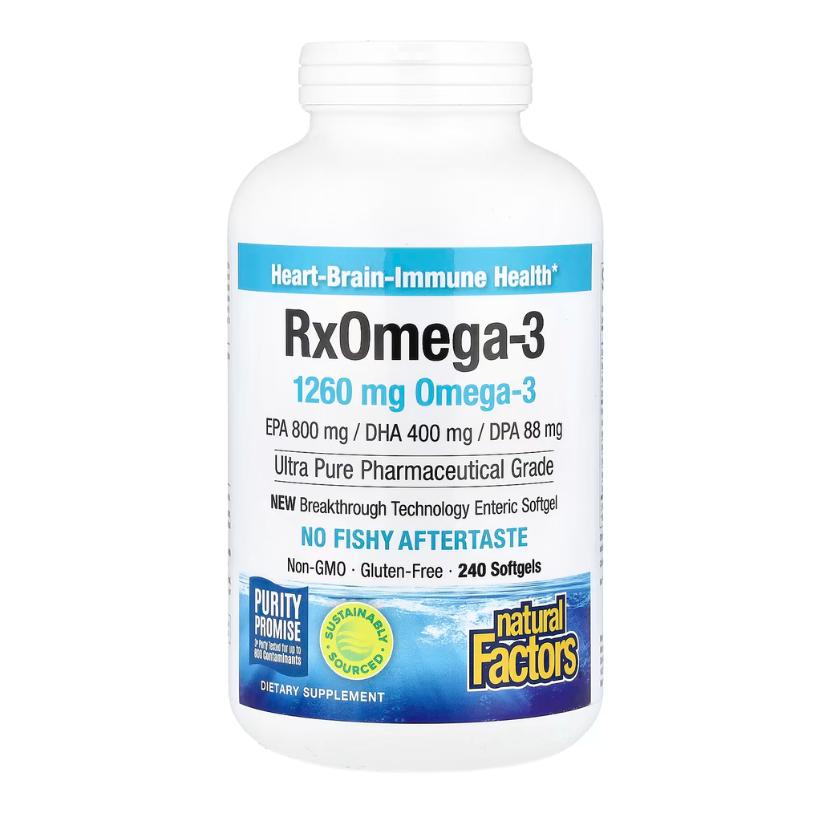 Natural Factors, Rx Omega-3, 240 Softgels in Pakistan