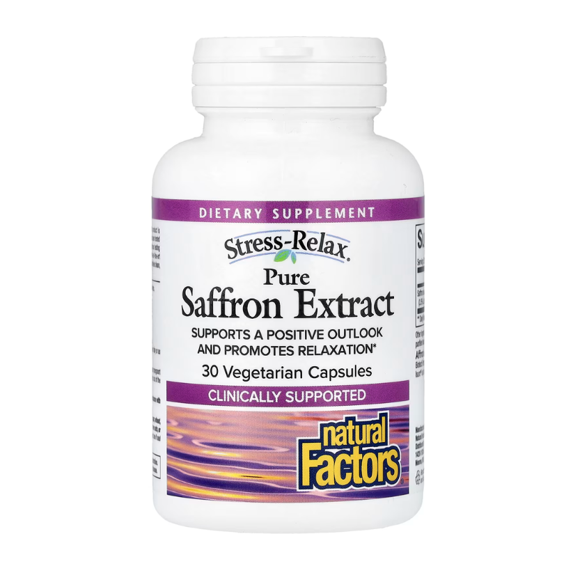 Natural Factors, Stress-Relax®, Pure Saffron Extract, 30 Vegetarian Capsules in Pakistan