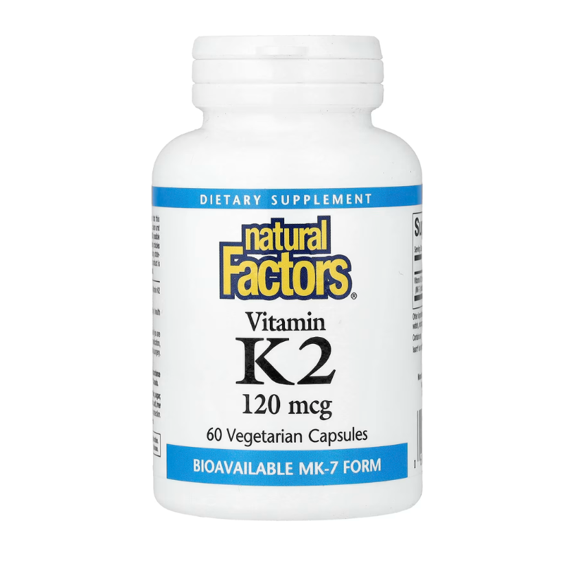 Natural Factors, Vitamin K2, 120 mcg, 60 Vegetarian Capsules in Pakistan