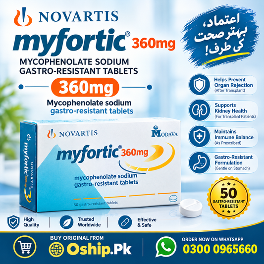 Novartis Myfortic 360mg in Pakistan