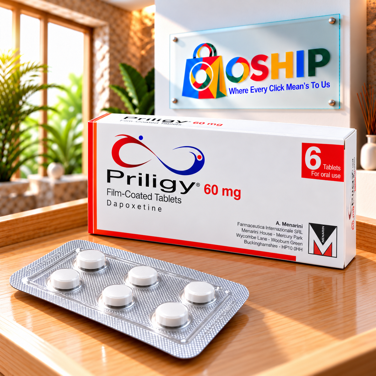 Priligy Dapoxetine 60mg Tablets in Pakistan