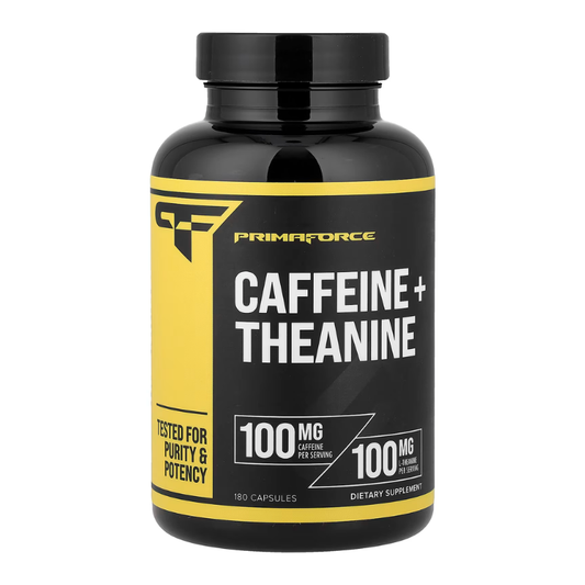 Primaforce, Caffeine + Theanine, 100 mg, 180 Capsules in Pakistan