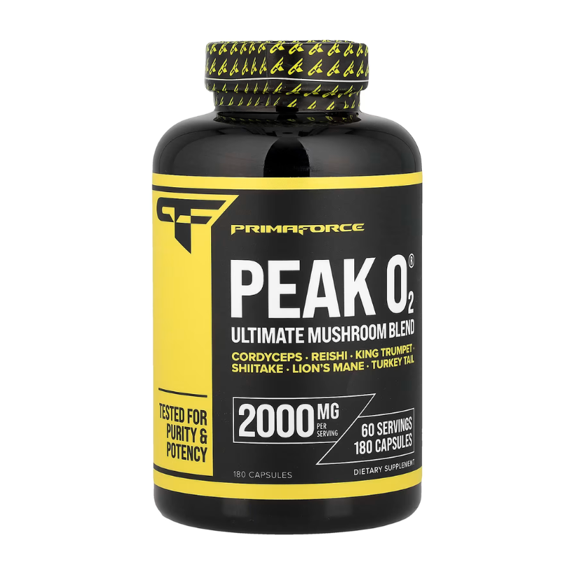 Primaforce, Peak O2®, Ultimate Mushroom Blend, 2000 mg, 180 Capsules in Pakistan