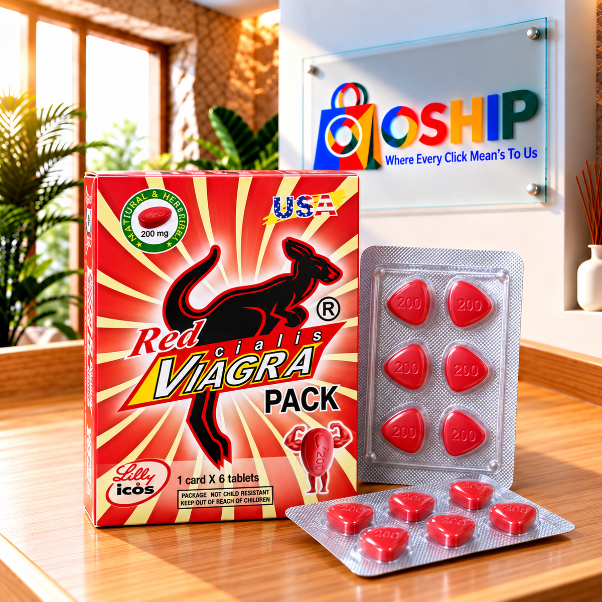 Red Cialis Viagra 200mg Price in Pakistan