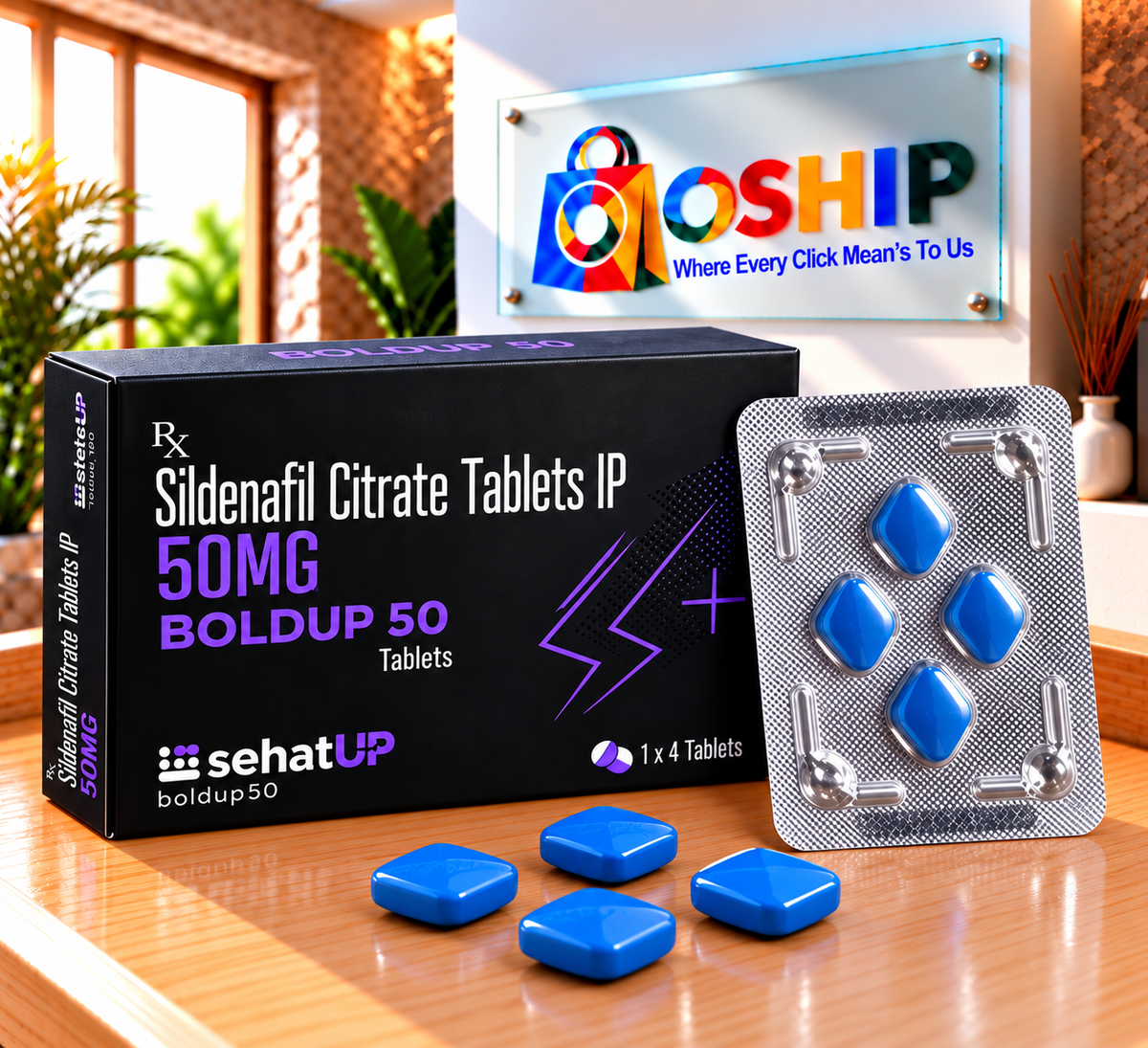 Sildenafil Citrate Boldup 50mg Tablets in Pakistan