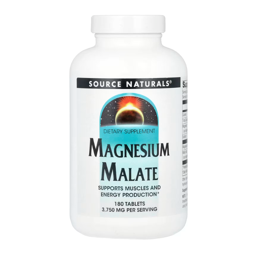 Source Naturals, Magnesium Malate, 3,750mg, 180 Tablets in Pakistan