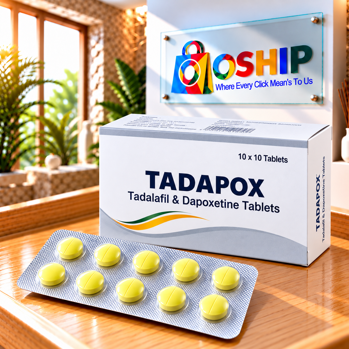 TadaPox Tadalafil & Dapoxetine Tablets in Pakistan