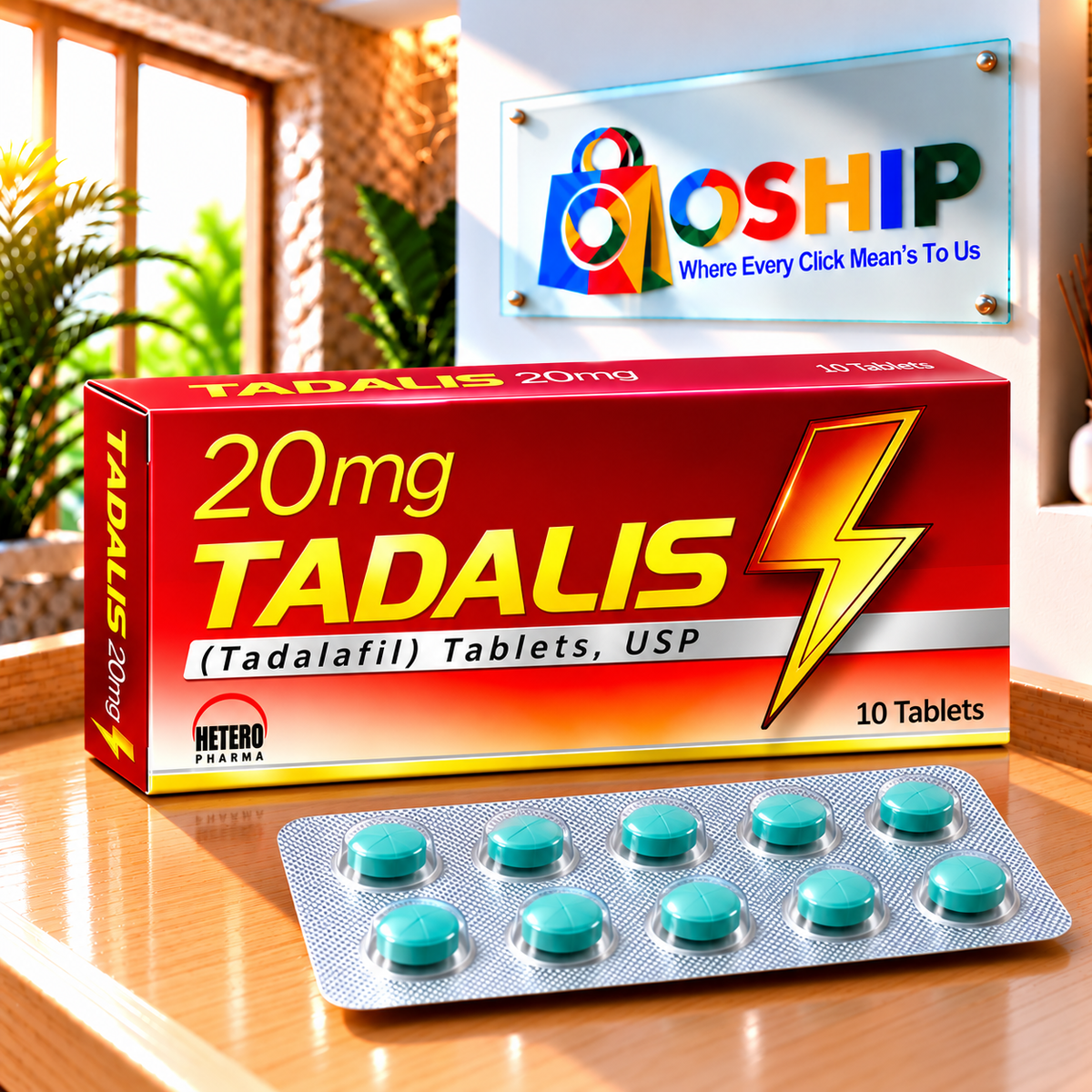 Tadalis (20mg) 10 Tablets in Pakistan