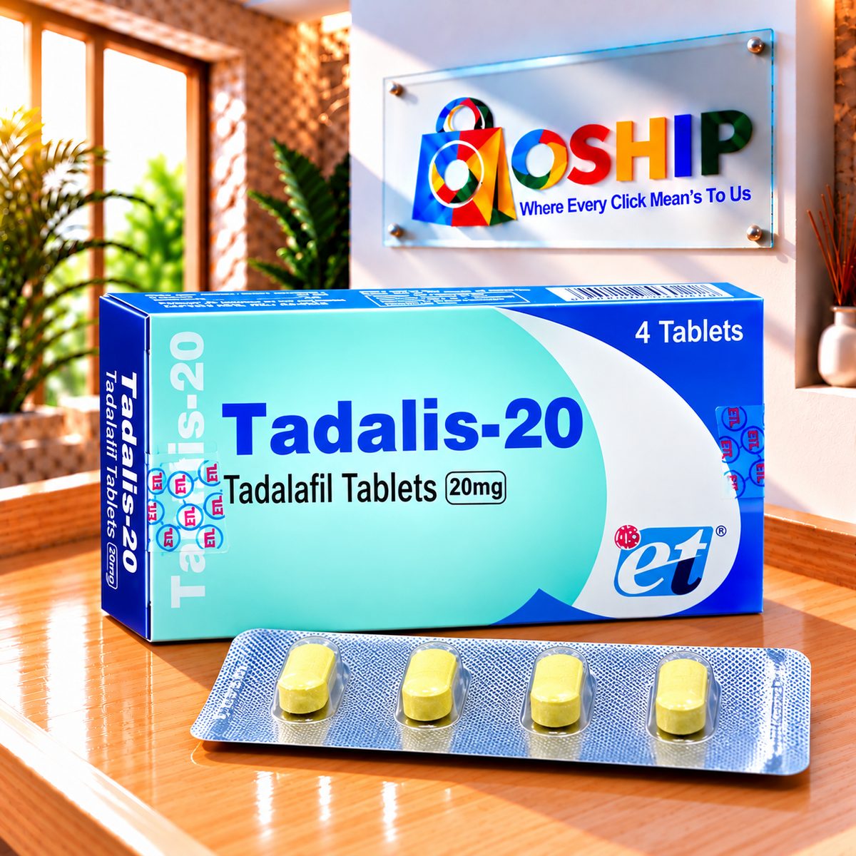 Tadalis 20mg Tablet (Tadalafil) in Pakistan