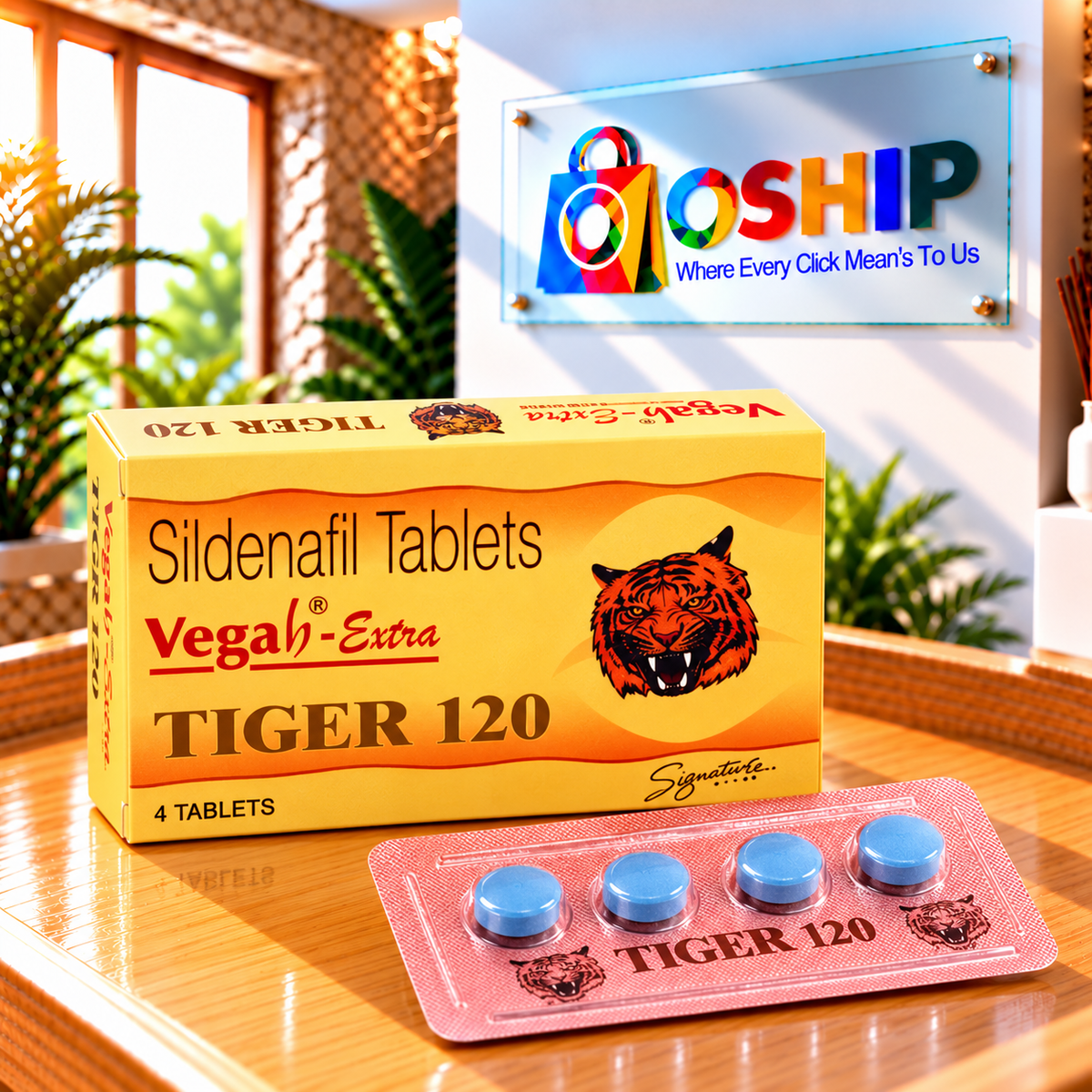 Tiger 120 Sildenafil Citrate Tablets in Pakistan