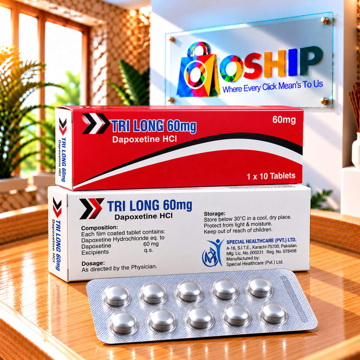 Tra Long Tablets 60mg in Pakistan