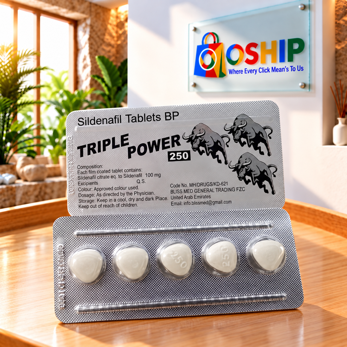 Triple Power 250mg Tablets in Pakistan