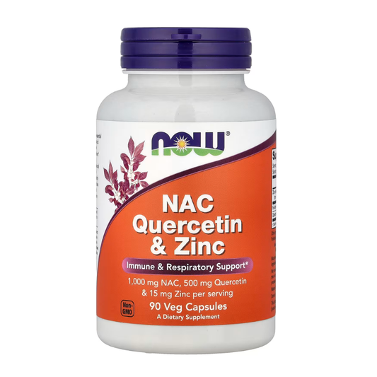 NOW Foods, NAC Quercetin & Zinc, 90 Veg Capsules in Pakistan