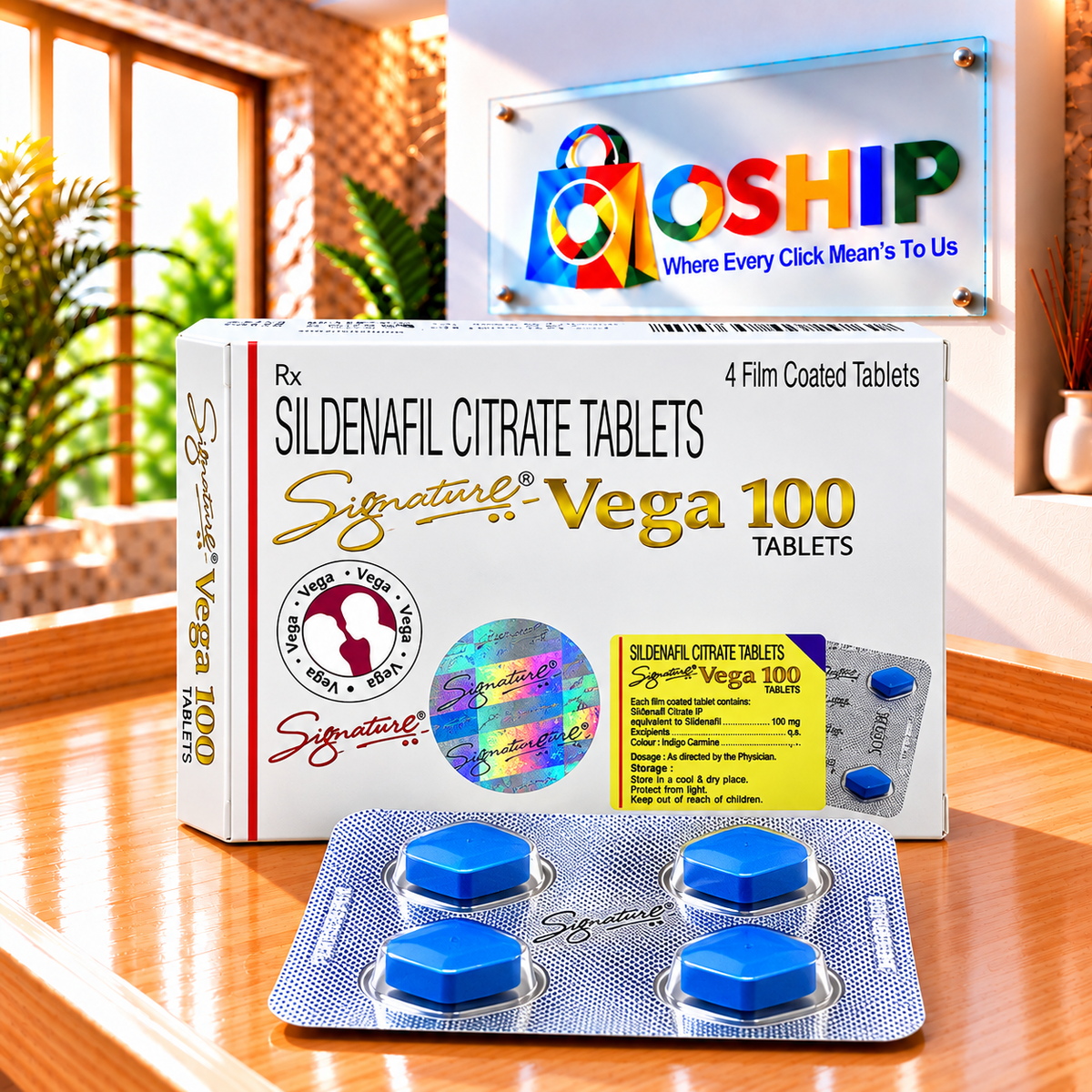 Vega 100mg Tablets (Sildenafil) in Pakistan