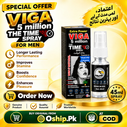 Viga 5 Million Time Spray Extra Power 45ml in Pakistan