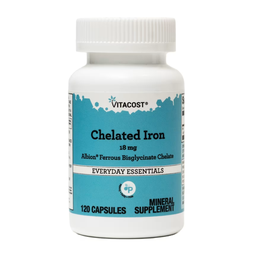 Vitacost, Chelated Iron, 18 mg, 120 Capsules in Pakistan