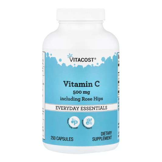 Vitacost, Everyday Essentials, Vitamin C Including Rose Hips, 250 Capsules in Pakistan